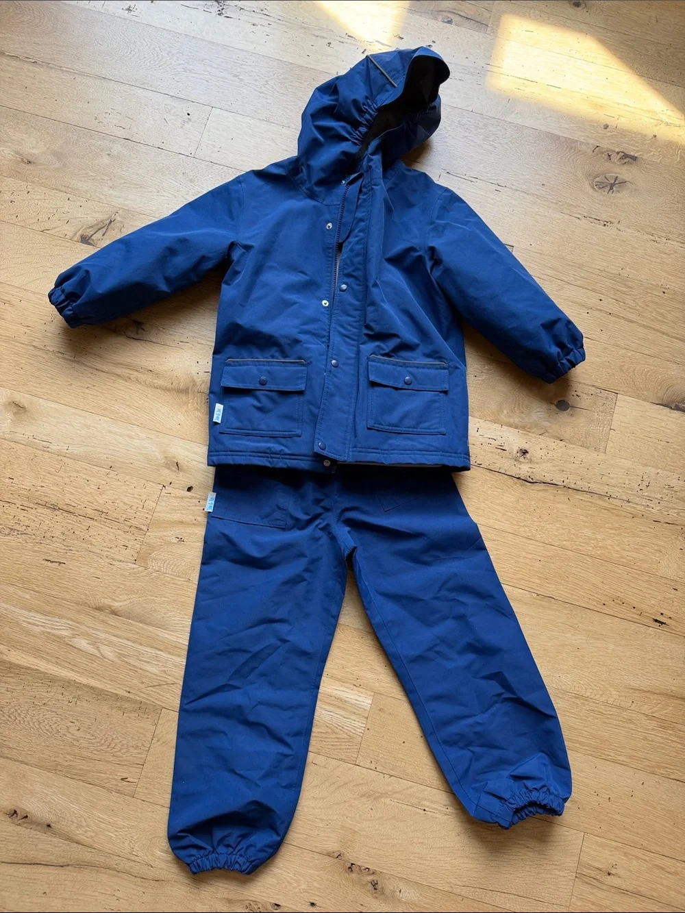 Kids Navy Blue Waterproof Matching Set - Brand